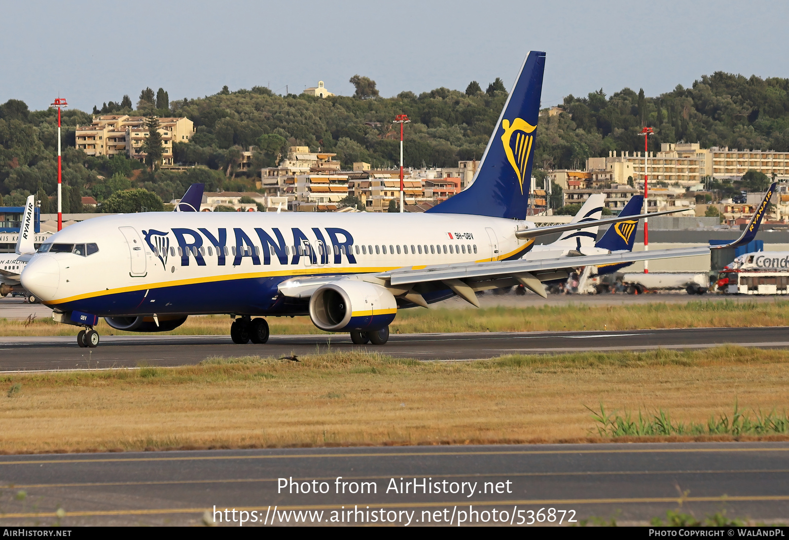 Aircraft Photo of 9H-QBV | Boeing 737-8AS | Ryanair | AirHistory.net #536872