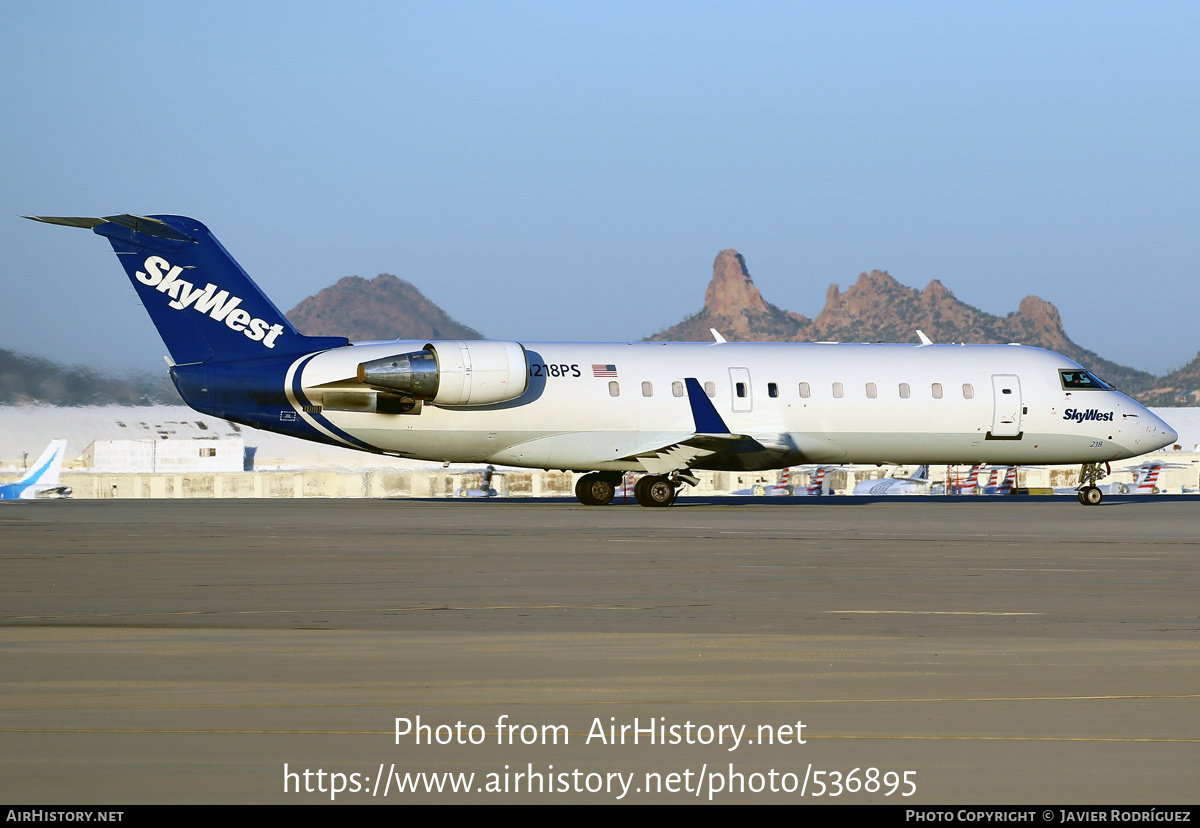 Aircraft Photo of N218PS | Bombardier CRJ-200ER (CL-600-2B19) | SkyWest Airlines | AirHistory.net #536895