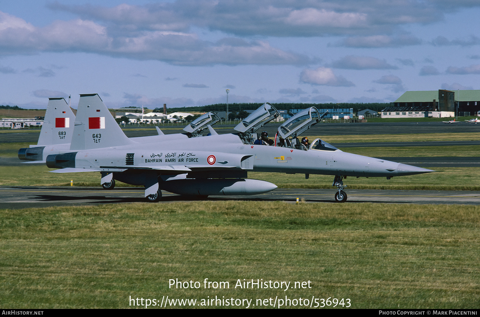 Aircraft Photo of 643 | Northrop F-5F Tiger II | Bahrain - Air Force | AirHistory.net #536943