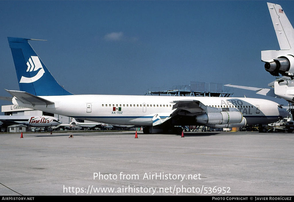 Aircraft Photo of XA-TDZ | Boeing 707-351C | AeroPostal Cargo de Mexico | AirHistory.net #536952