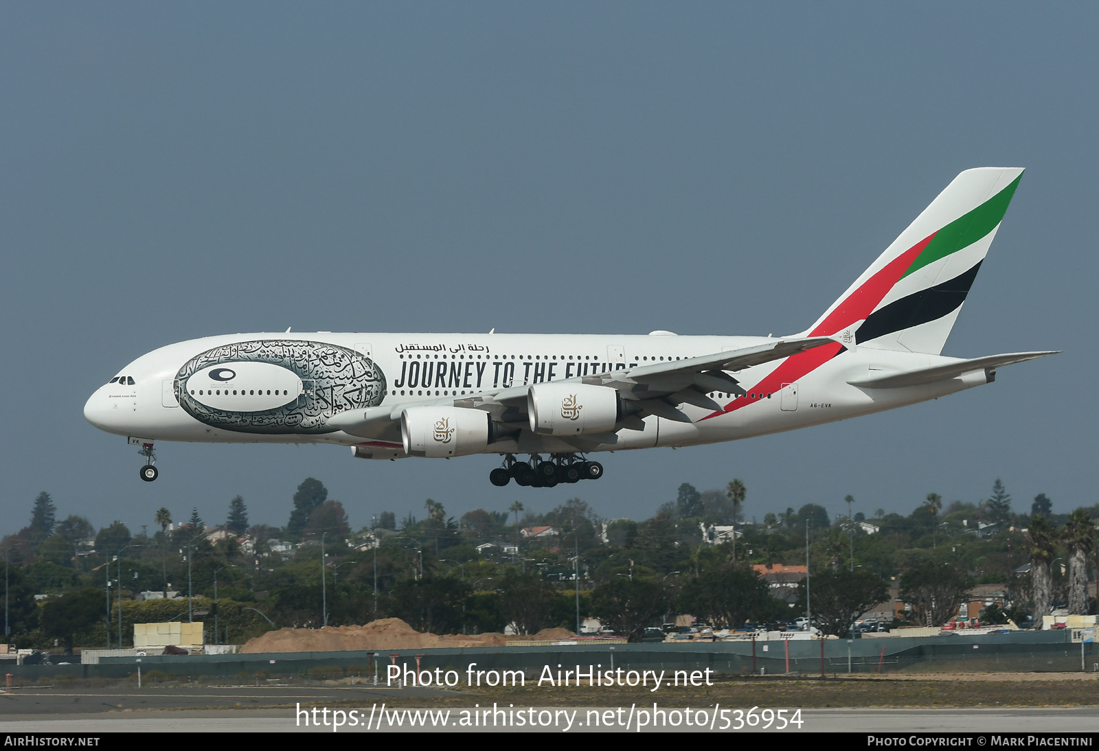 Aircraft Photo of A6-EVK | Airbus A380-842 | Emirates | AirHistory.net #536954