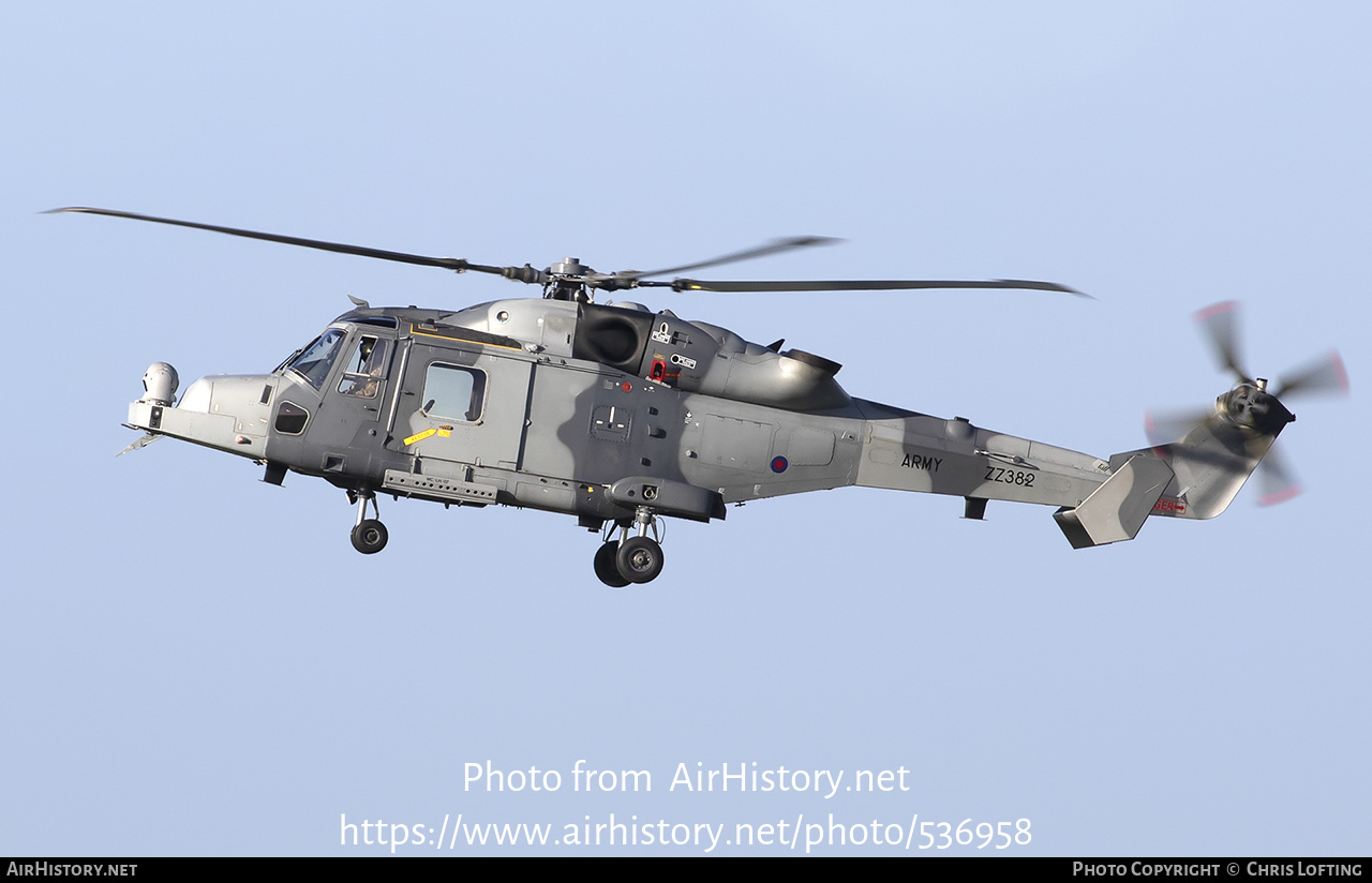 Aircraft Photo of ZZ382 | AgustaWestland AW-159 Wildcat AH1 | UK - Army | AirHistory.net #536958