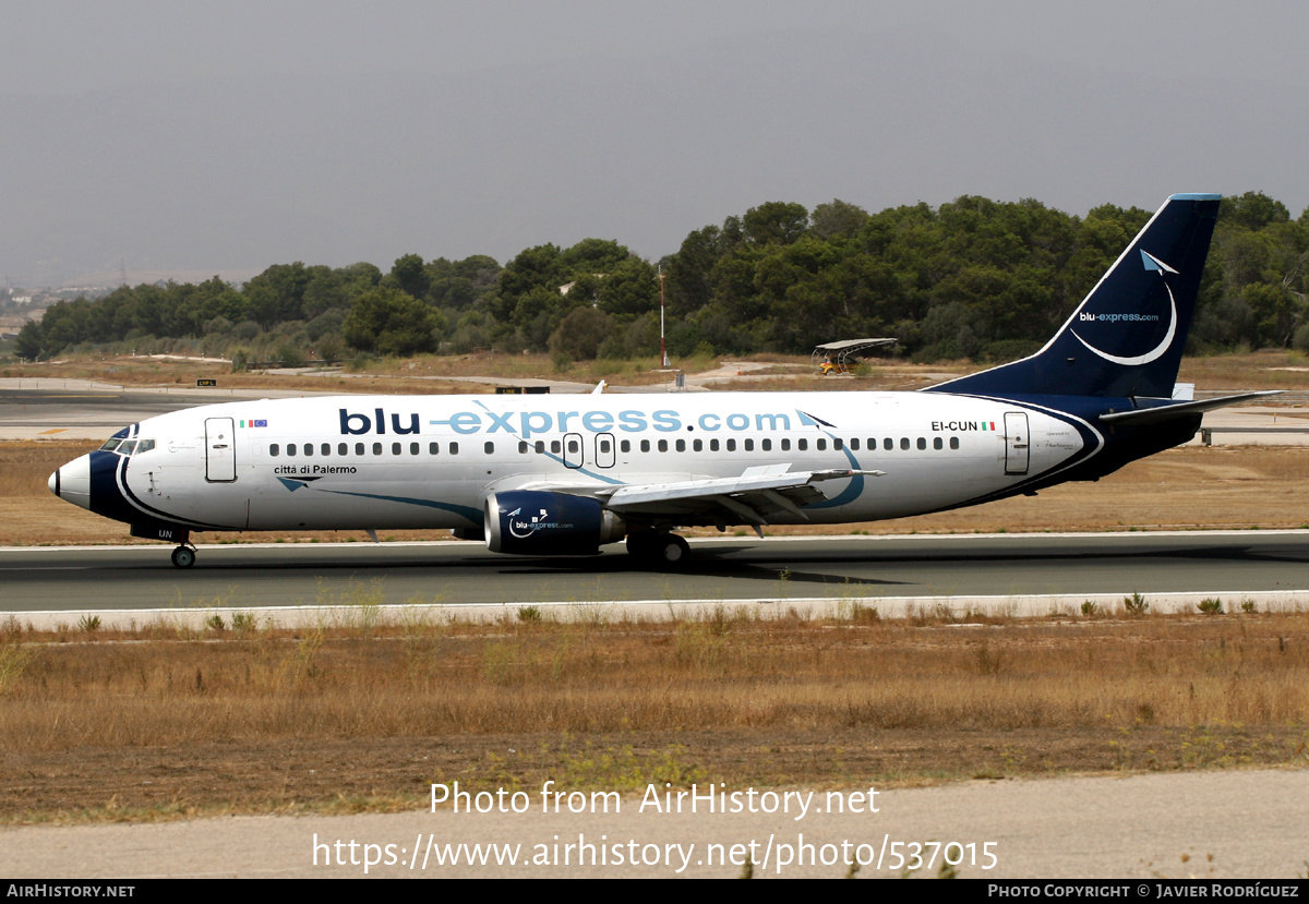 Aircraft Photo of EI-CUN | Boeing 737-4K5 | Blu-Express | AirHistory.net #537015