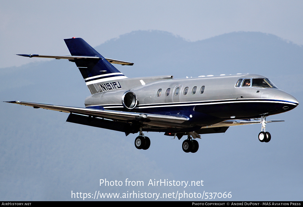 Aircraft Photo of N191PJ | Raytheon Hawker 800XP | AirHistory.net #537066