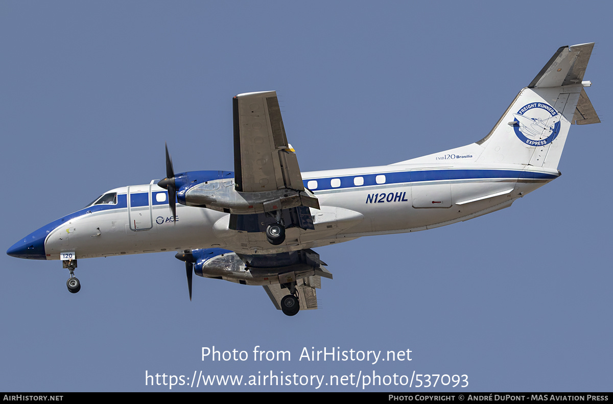 Aircraft Photo of N120HL | Embraer EMB-120ER Brasilia | Freight Runners Express | AirHistory.net #537093