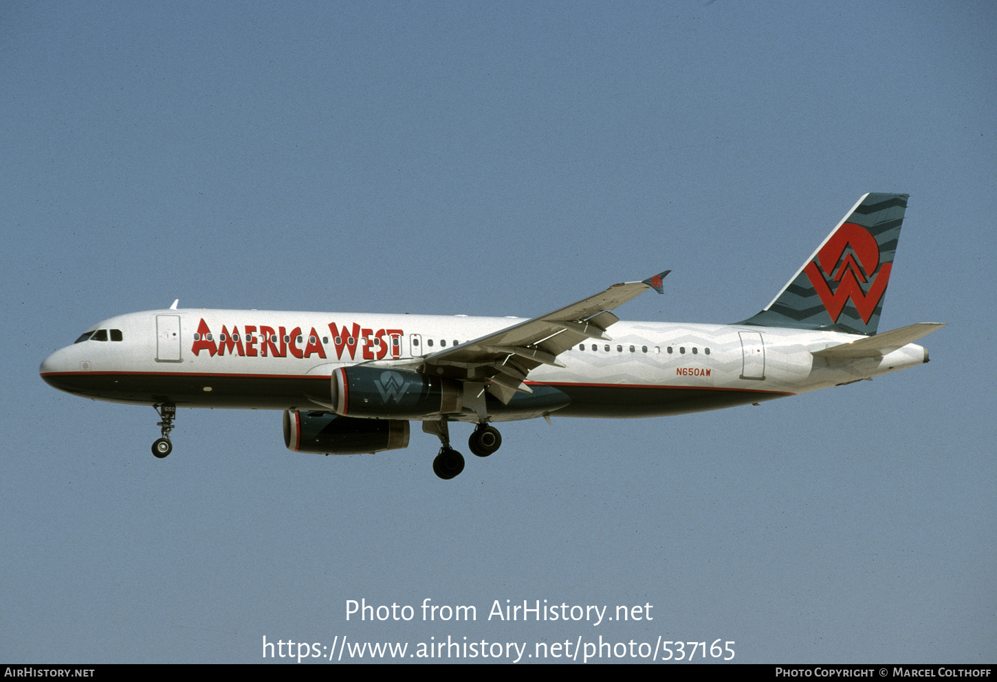 Aircraft Photo of N650AW | Airbus A320-232 | America West Airlines | AirHistory.net #537165