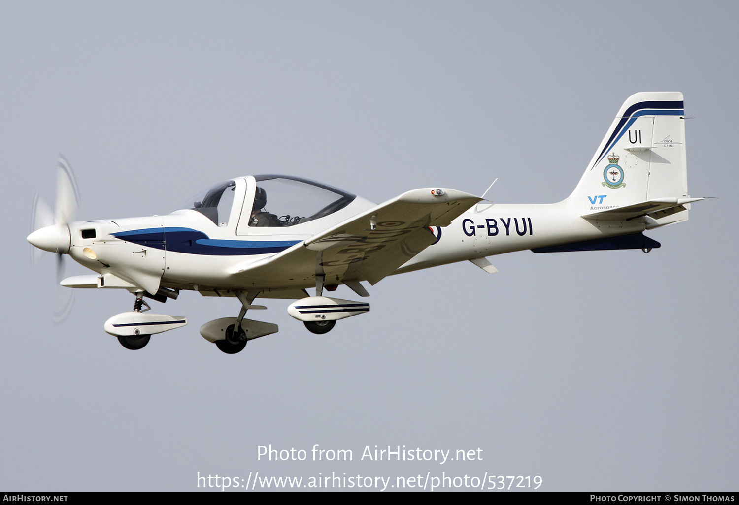 Aircraft Photo of G-BYUI | Grob G-115E Tutor | UK - Air Force | AirHistory.net #537219