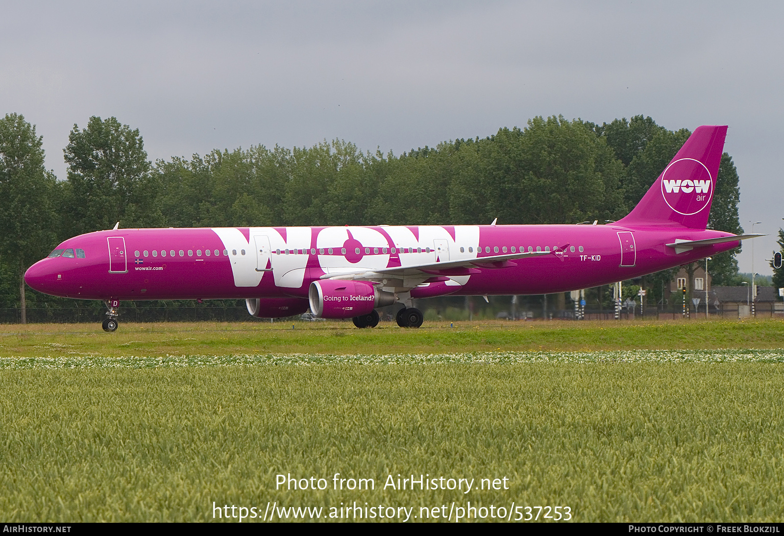 Aircraft Photo of TF-KID | Airbus A321-211 | WOW Air | AirHistory.net #537253