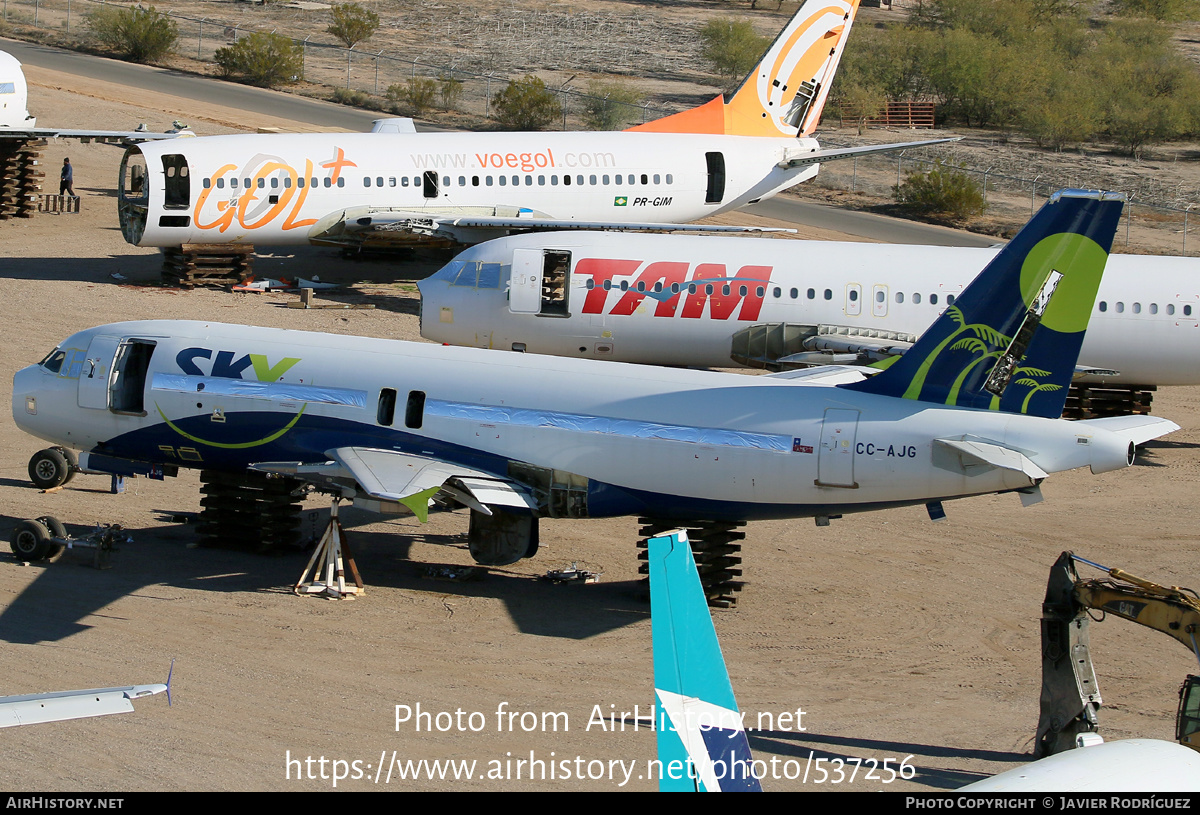 Aircraft Photo of CC-AJG | Airbus A319-112 | Sky Airline | AirHistory.net #537256