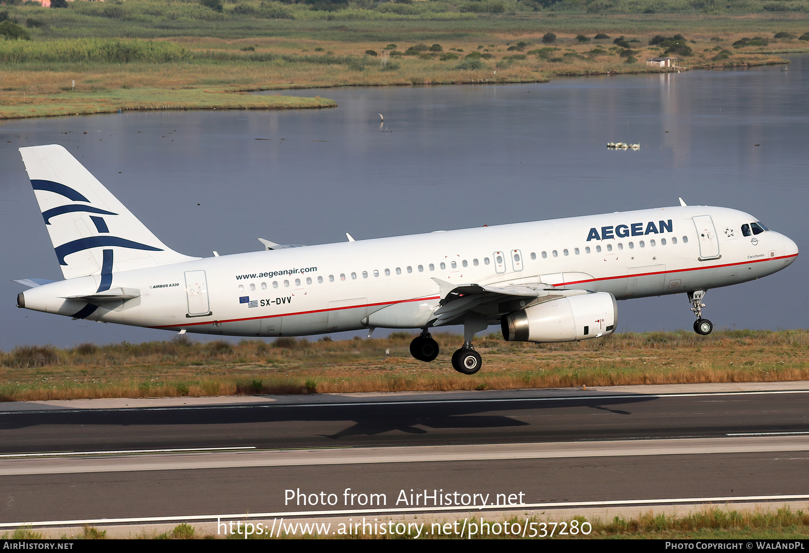 Aircraft Photo of SX-DVV | Airbus A320-232 | Aegean Airlines | AirHistory.net #537280