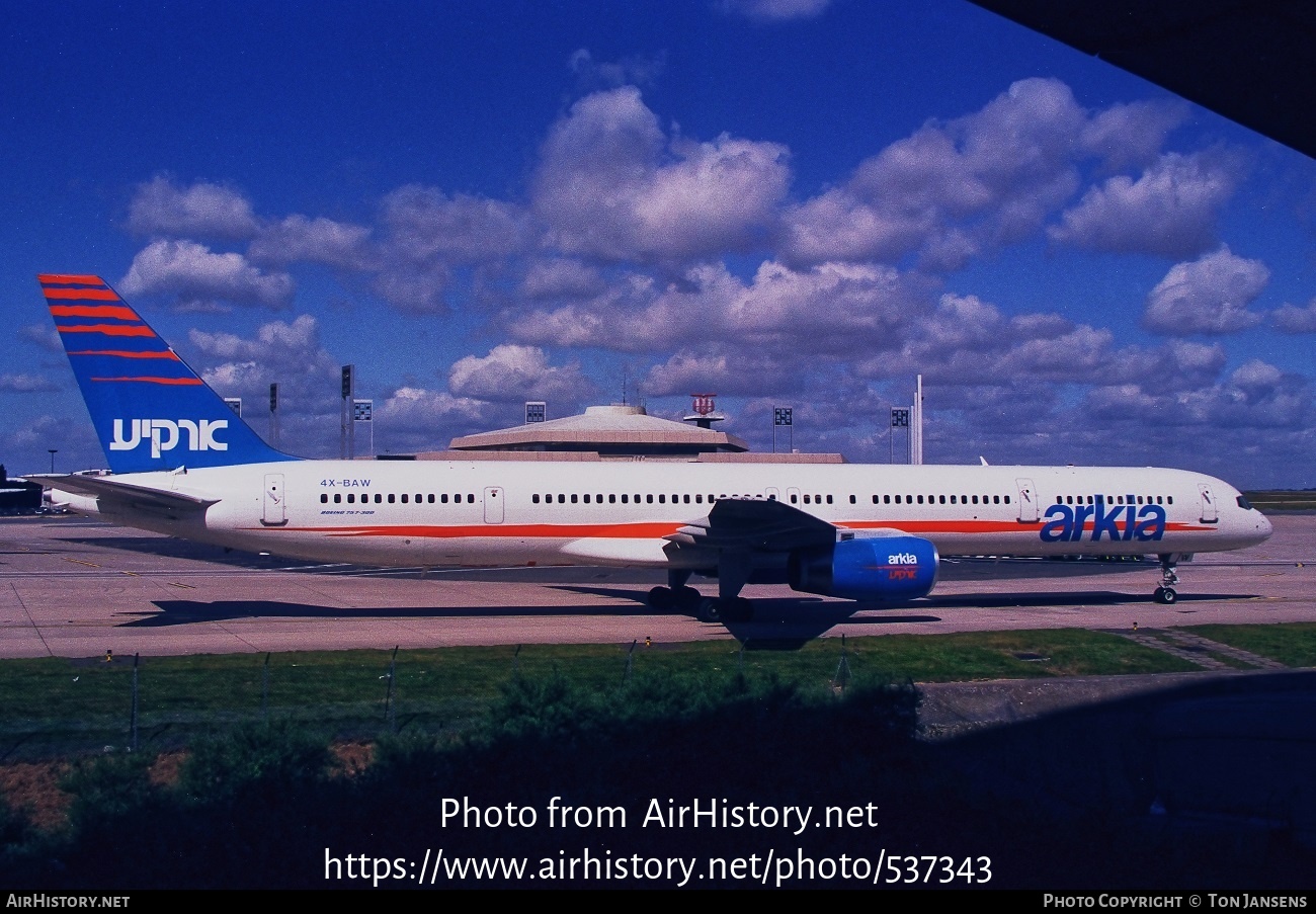 Aircraft Photo of 4X-BAW | Boeing 757-3E7 | Arkia Israeli Airlines | AirHistory.net #537343