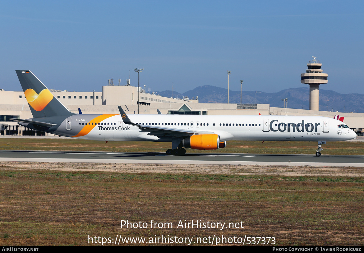 Aircraft Photo of D-ABOK | Boeing 757-330 | Condor Flugdienst | AirHistory.net #537373