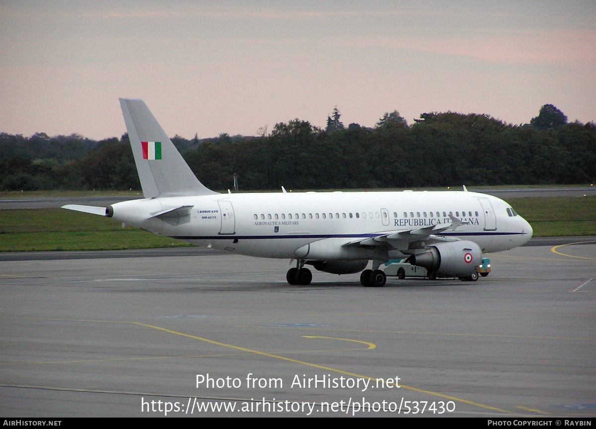 Aircraft Photo of MM62173 | Airbus A319-112 | Italy - Air Force | AirHistory.net #537430