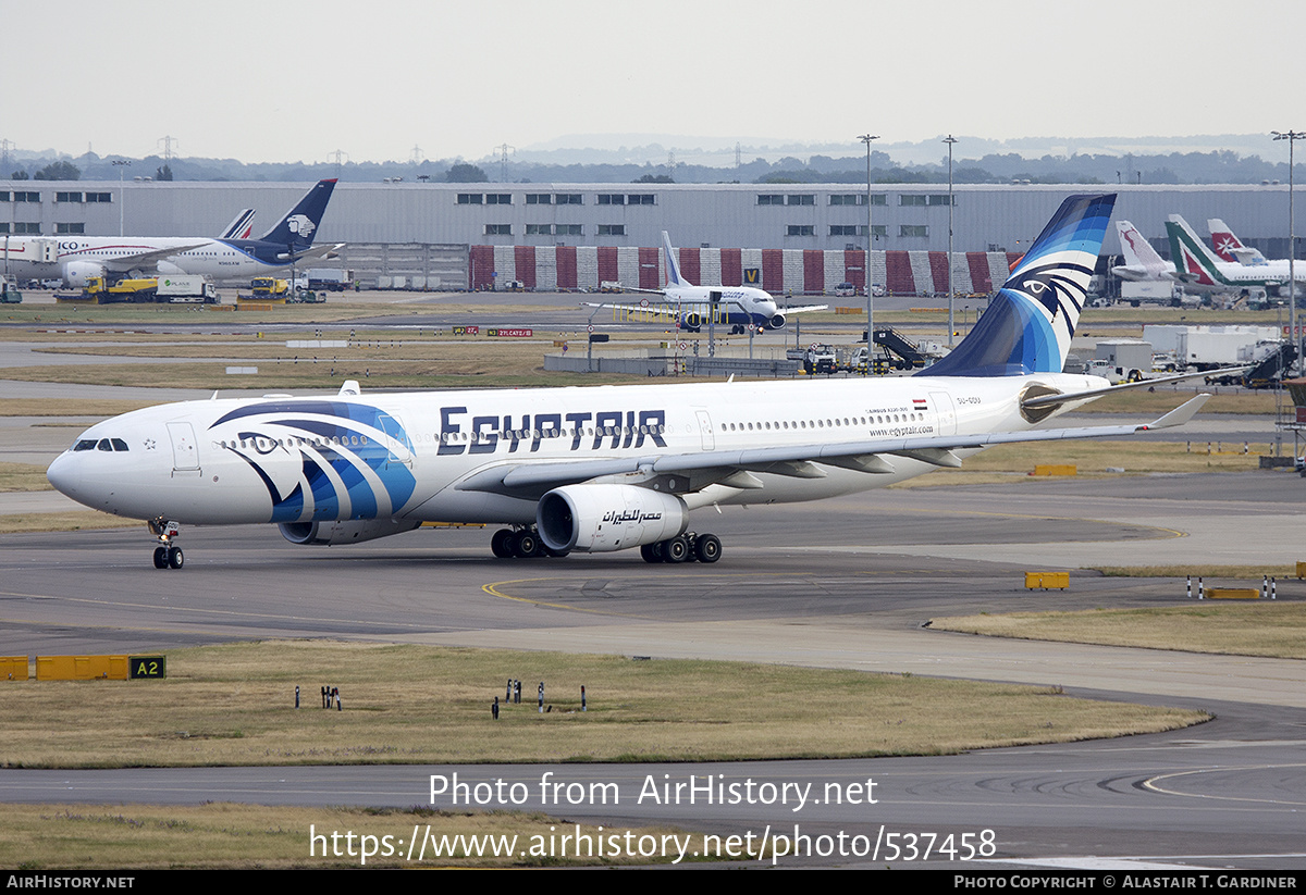 Aircraft Photo of SU-GDU | Airbus A330-343E | EgyptAir | AirHistory.net #537458