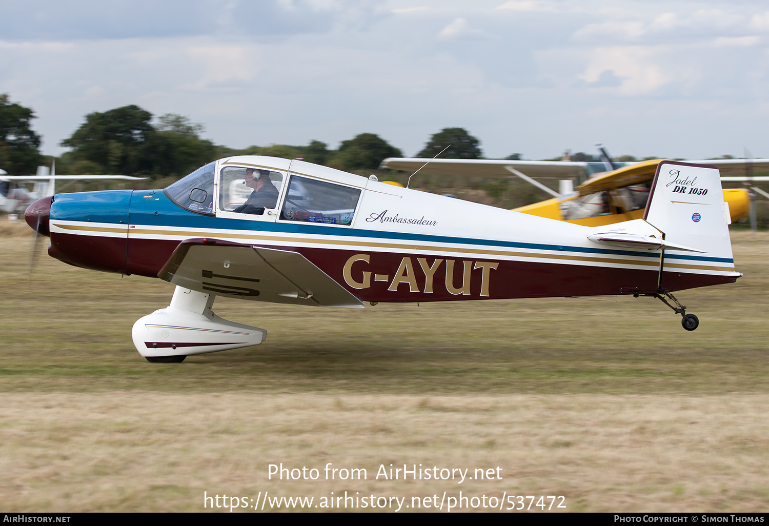 Aircraft Photo of G-AYUT | SAN Jodel DR-1050 Ambassadeur | AirHistory.net #537472