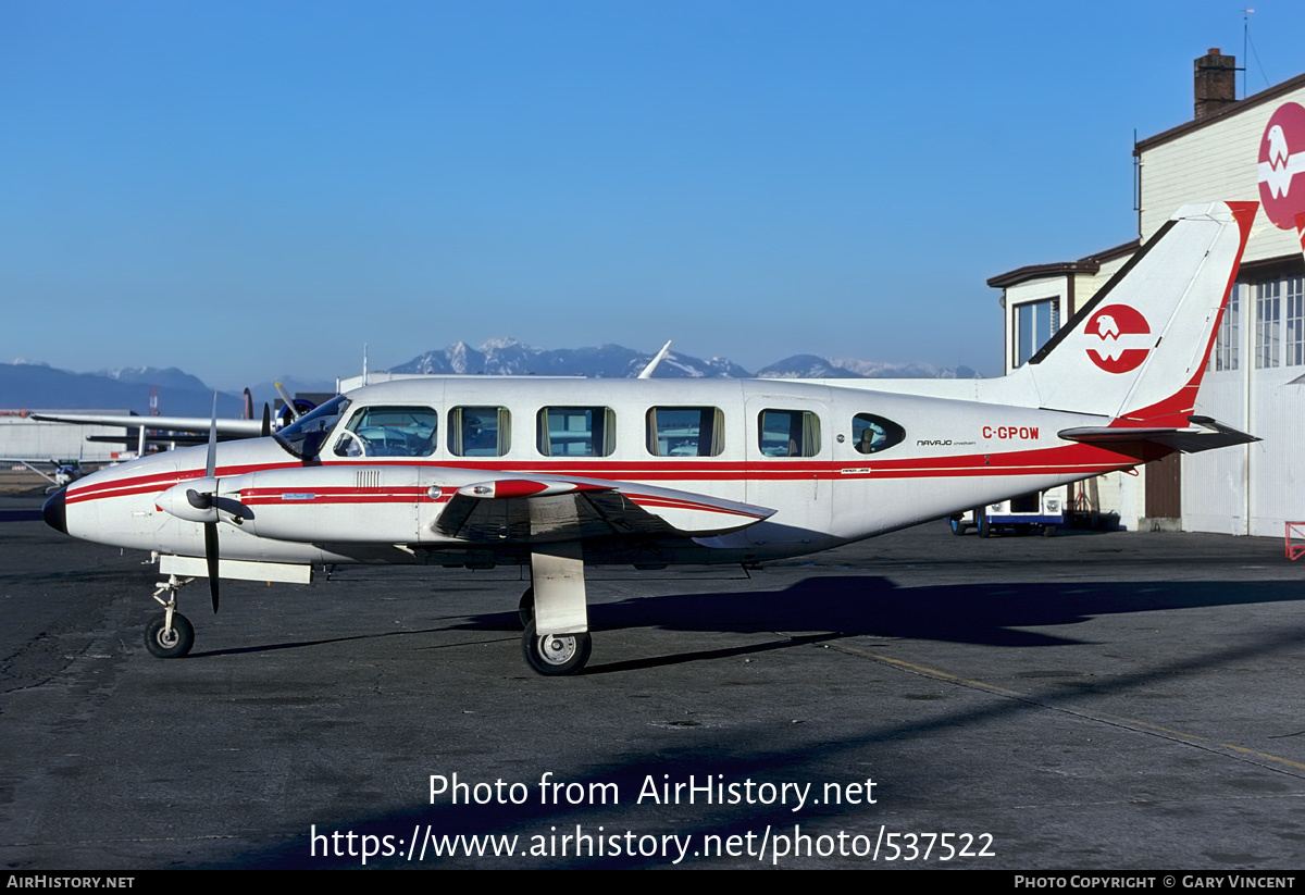 Aircraft Photo of C-GPOW | Piper PA-31-350 Navajo Chieftain | West Coast Air Services | AirHistory.net #537522