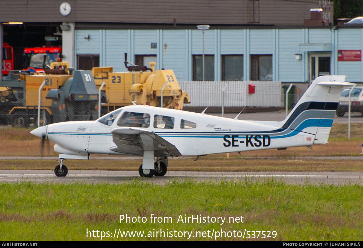 Aircraft Photo of SE-KSD | Piper PA-28RT-201T Turbo Arrow IV | AirHistory.net #537529