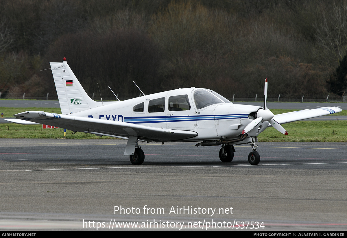 Aircraft Photo of D-EXXD | Piper PA-28R-201 Arrow | RWL German Flight Academy | AirHistory.net #537534