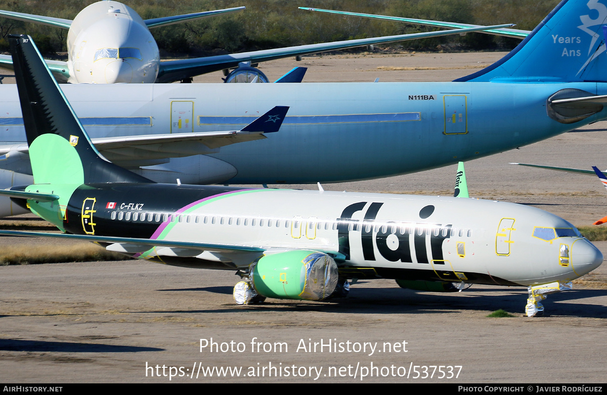 Aircraft Photo of C-FLKZ | Boeing 737-8 Max 8 | Flair Airlines | AirHistory.net #537537