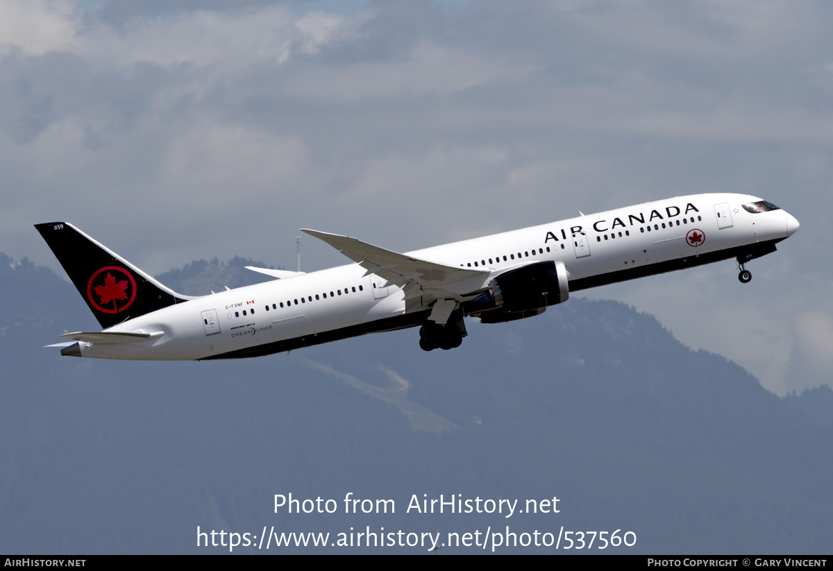 Aircraft Photo of C-FVNF | Boeing 787-9 Dreamliner | Air Canada | AirHistory.net #537560