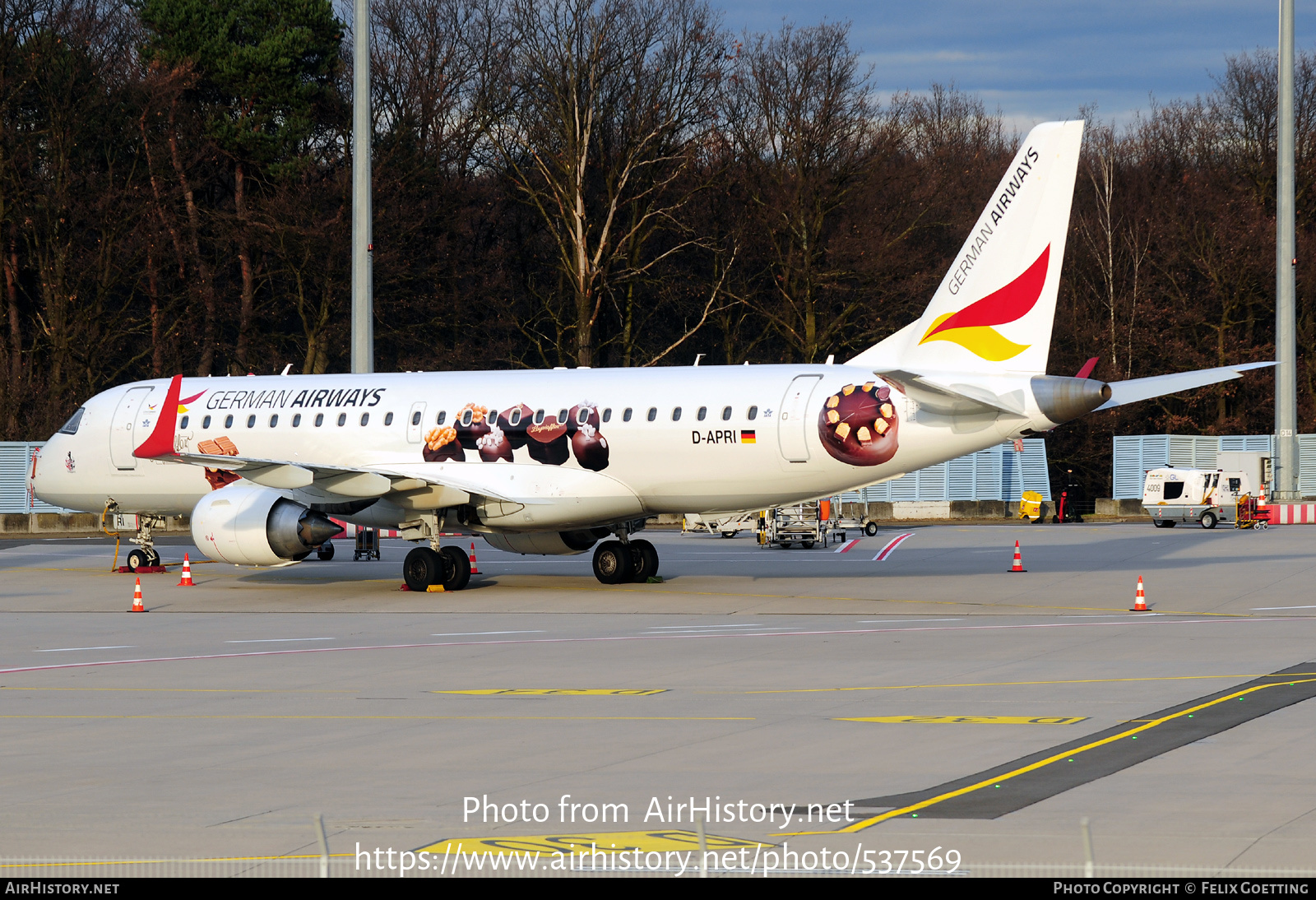 Aircraft Photo of D-APRI | Embraer 190LR (ERJ-190-100LR) | German Airways | AirHistory.net #537569