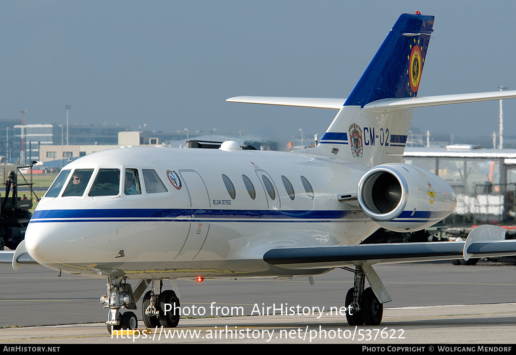 Aircraft Photo of CM-02 | Dassault Falcon 20E-5 | Belgium - Air Force | AirHistory.net #537622