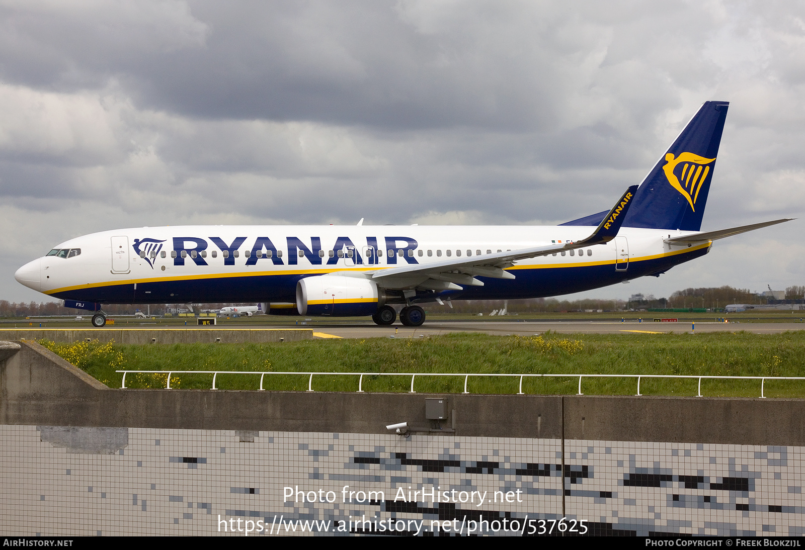 Aircraft Photo of EI-FRJ | Boeing 737-8AS | Ryanair | AirHistory.net #537625