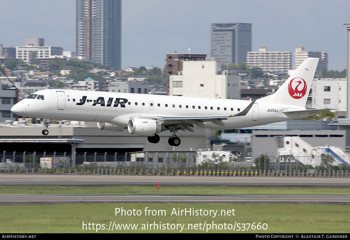 Aircraft Photo of JA253J | Embraer 190STD (ERJ-190-100STD) | J-Air | AirHistory.net #537660