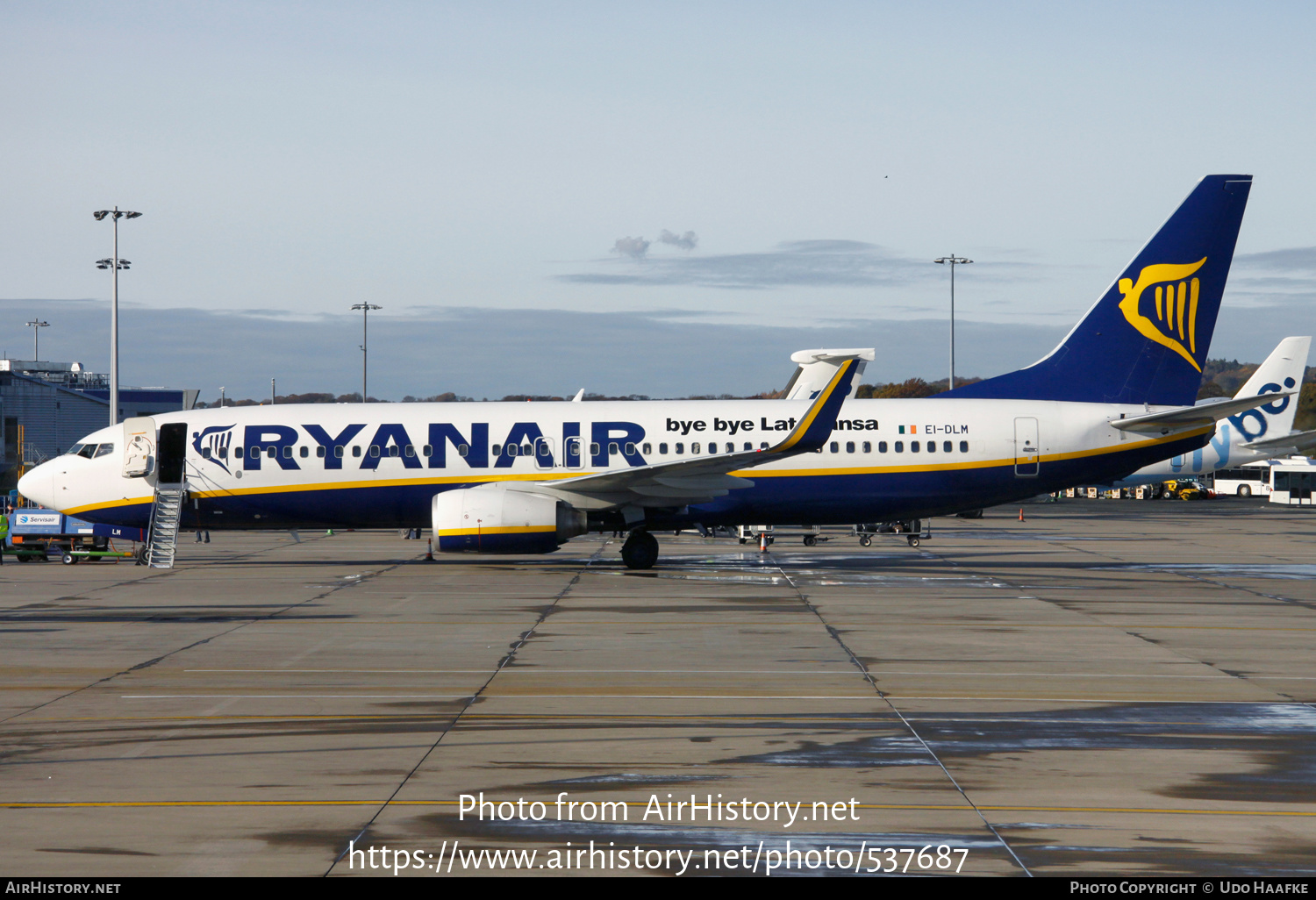 Aircraft Photo of EI-DLM | Boeing 737-8AS | Ryanair | AirHistory.net #537687