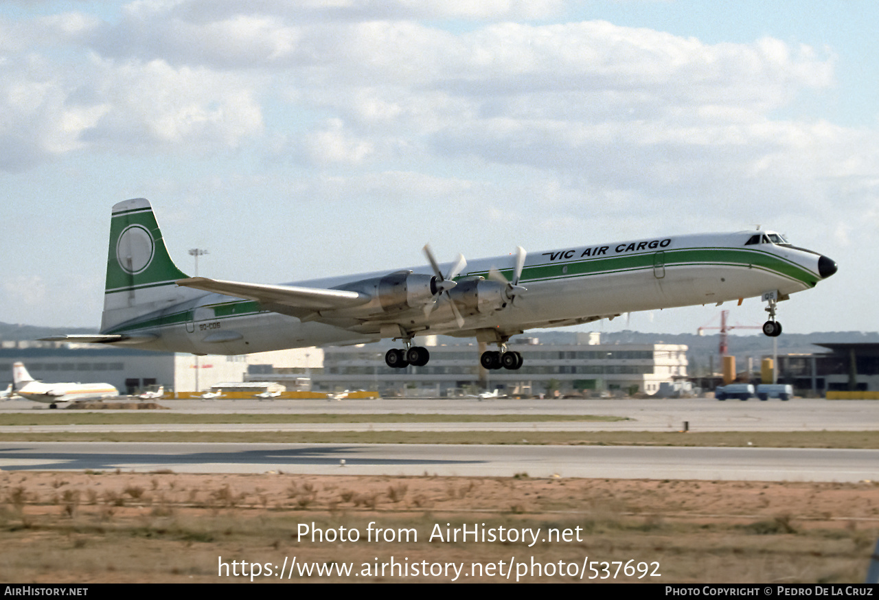 Aircraft Photo of 9Q-CQS | Canadair CL-44J | Vic Air Cargo | AirHistory.net #537692