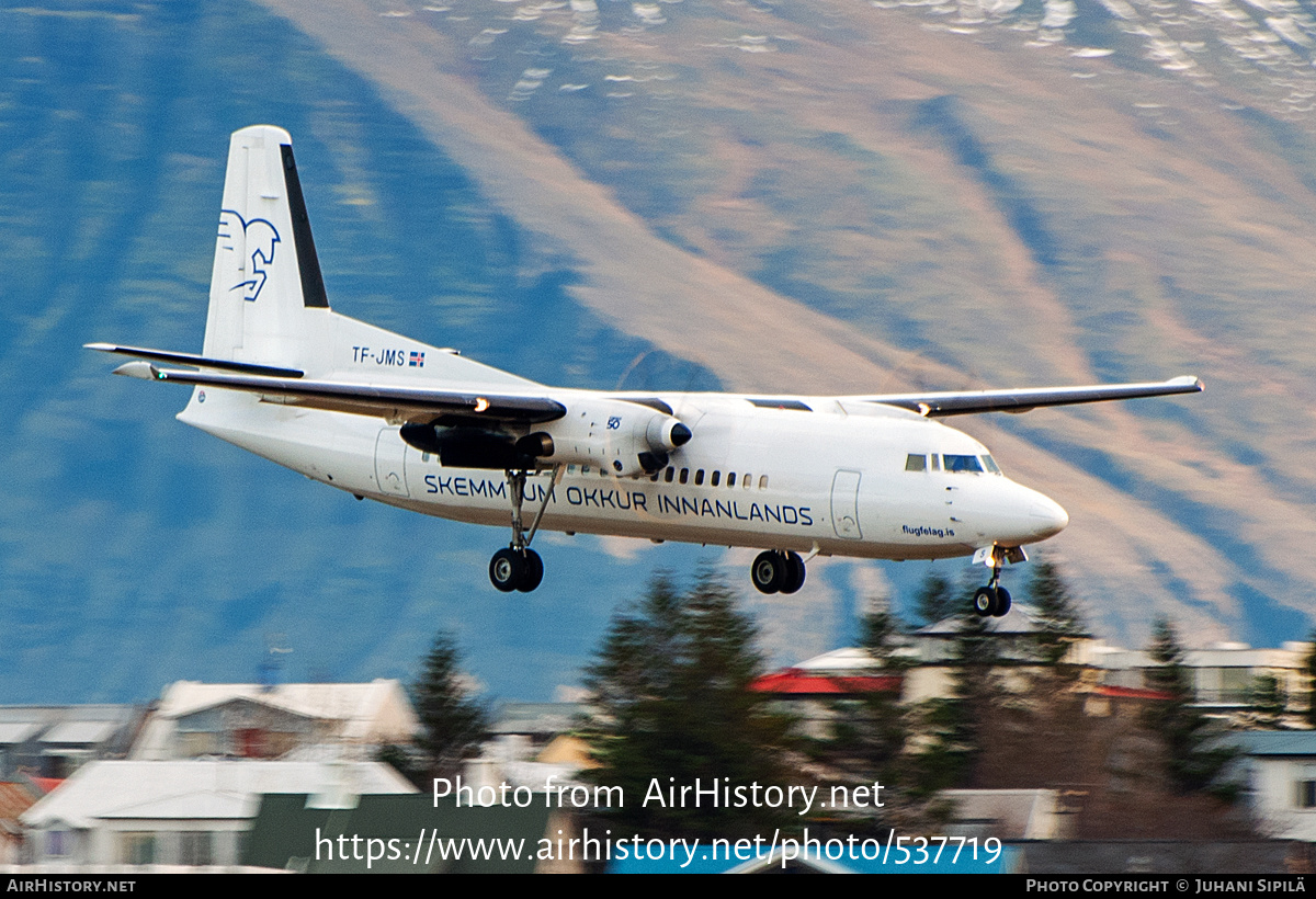 Aircraft Photo of TF-JMS | Fokker 50 | Flugfélag Íslands - Air Iceland | AirHistory.net #537719