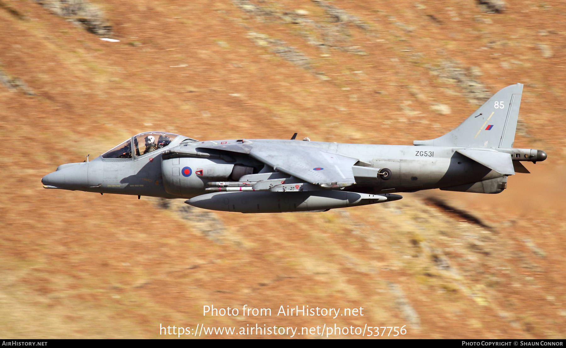 Aircraft Photo of ZG531 | British Aerospace Harrier GR9 | UK - Air Force | AirHistory.net #537756