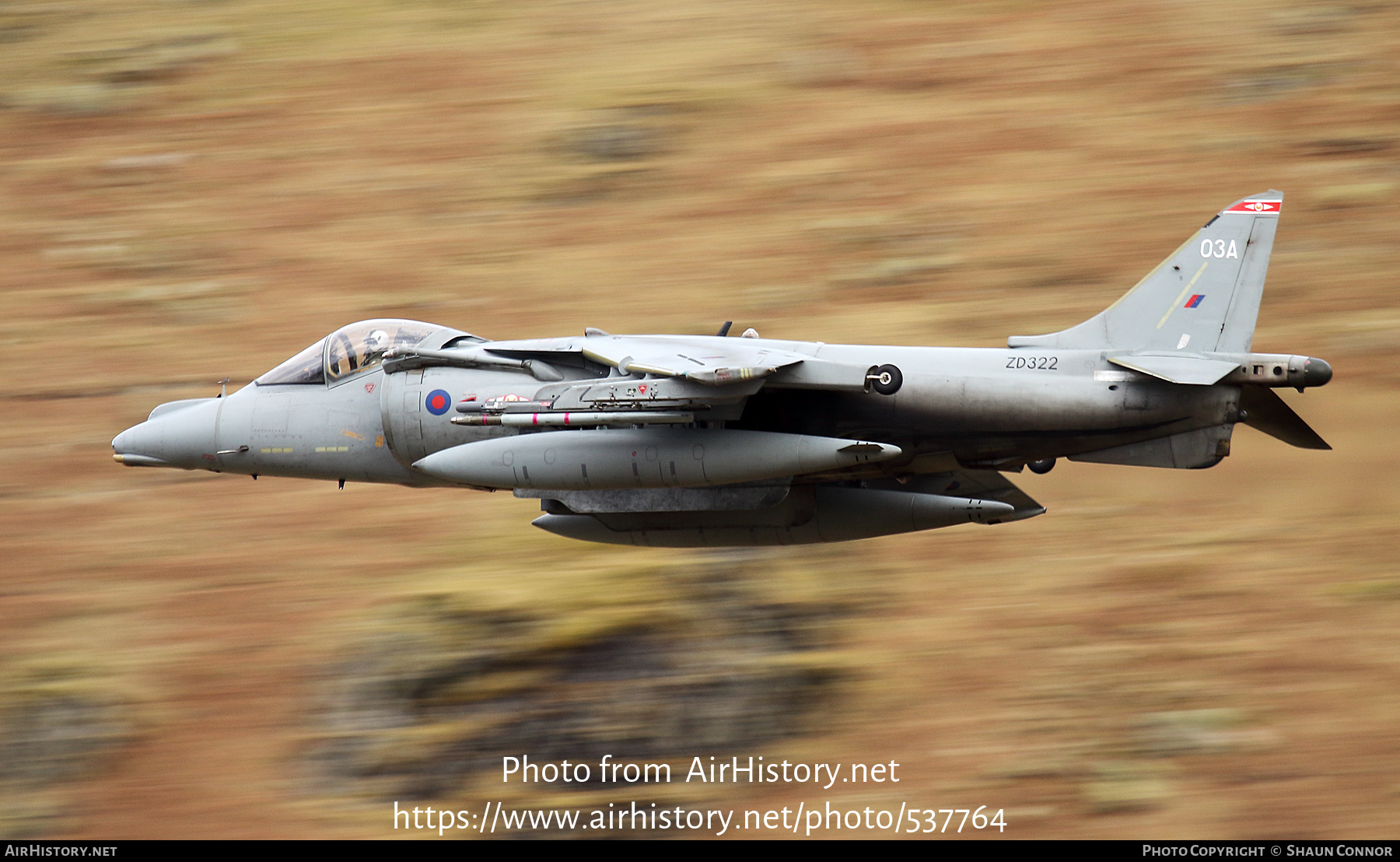 Aircraft Photo of ZD322 | British Aerospace Harrier GR7A | UK - Air Force | AirHistory.net #537764