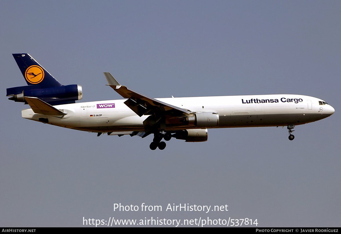 Aircraft Photo of D-ALCP | McDonnell Douglas MD-11/F | Lufthansa Cargo | AirHistory.net #537814