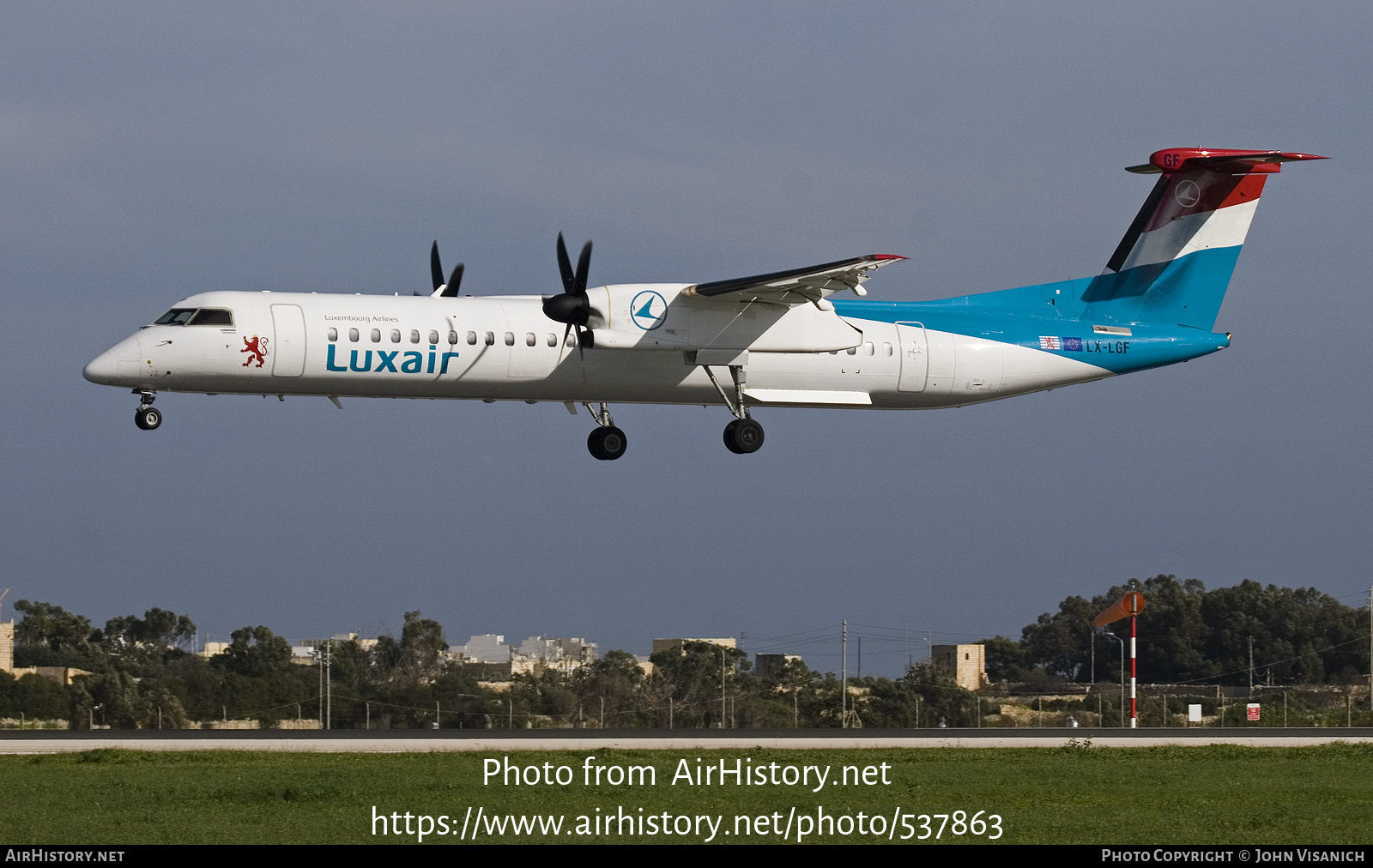 Aircraft Photo of LX-LGF | Bombardier DHC-8-402 Dash 8 | Luxair | AirHistory.net #537863