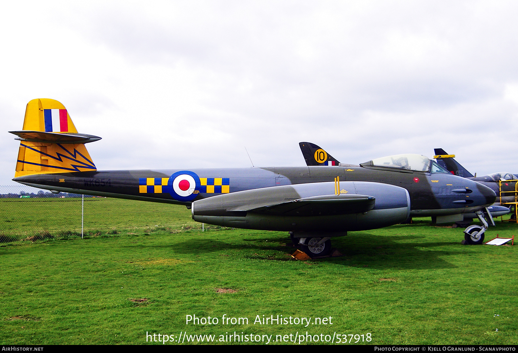 Aircraft Photo of WK654 | Gloster Meteor F8 | UK - Air Force | AirHistory.net #537918