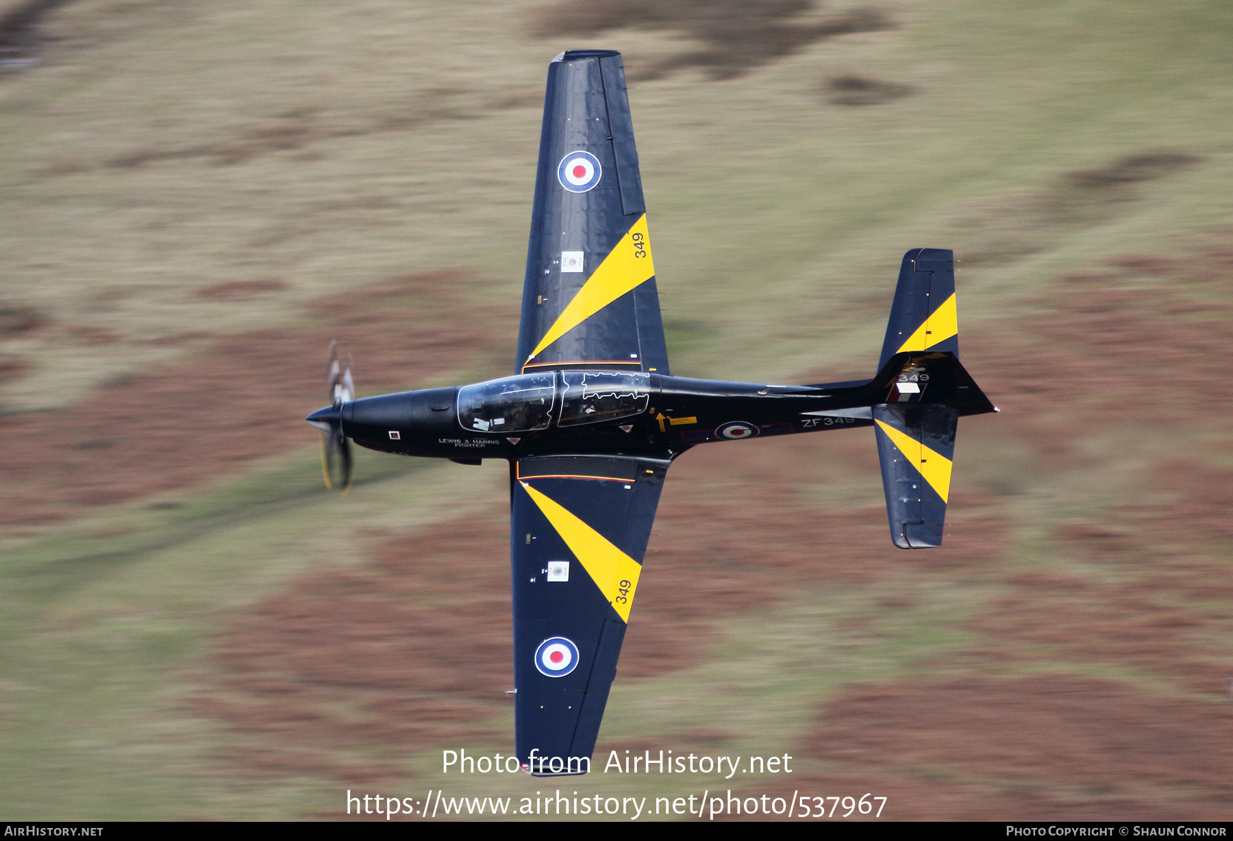 Aircraft Photo of ZF349 | Short S-312 Tucano T1 | UK - Air Force | AirHistory.net #537967