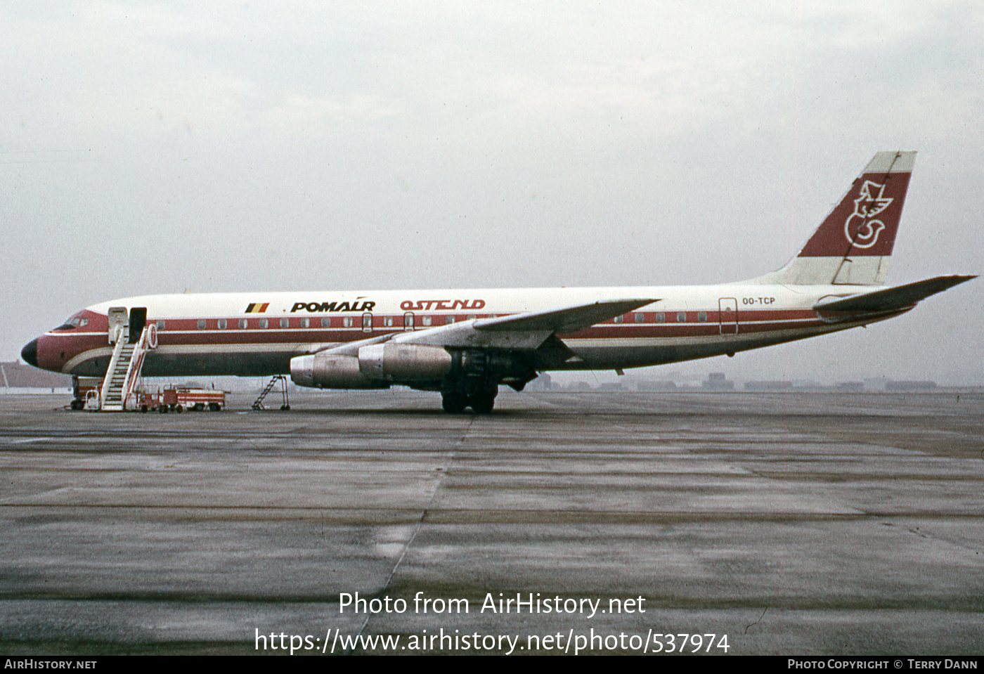 Aircraft Photo of OO-TCP | Douglas DC-8-32 | Pomair Ostend | AirHistory.net #537974