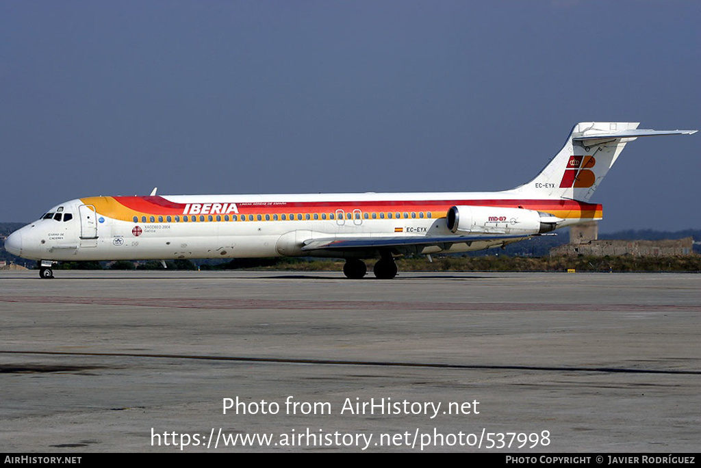 Aircraft Photo of EC-EYX | McDonnell Douglas MD-87 (DC-9-87) | Iberia | AirHistory.net #537998