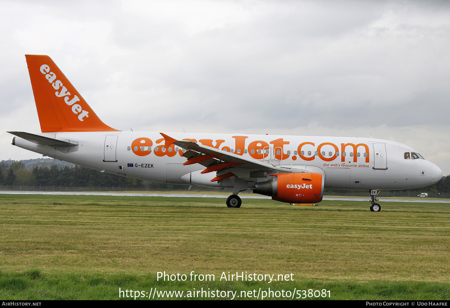 Aircraft Photo of G-EZEK | Airbus A319-111 | EasyJet | AirHistory.net #538081