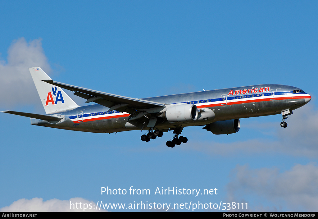 Aircraft Photo of N752AN | Boeing 777-223/ER | American Airlines | AirHistory.net #538111