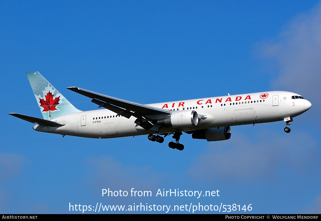 Aircraft Photo of C-FTCA | Boeing 767-375/ER | Air Canada | AirHistory.net #538146