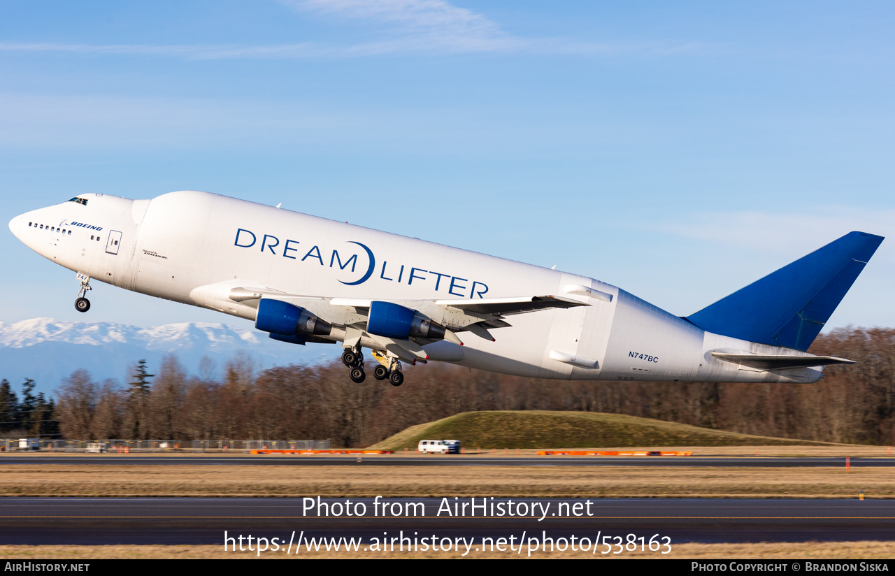 Aircraft Photo of N747BC | Boeing 747-4J6(LCF) Dreamlifter | Boeing | AirHistory.net #538163