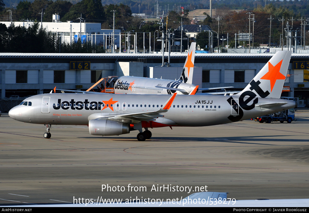 Aircraft Photo of JA15JJ | Airbus A320-232 | Jetstar Airways | AirHistory.net #538279