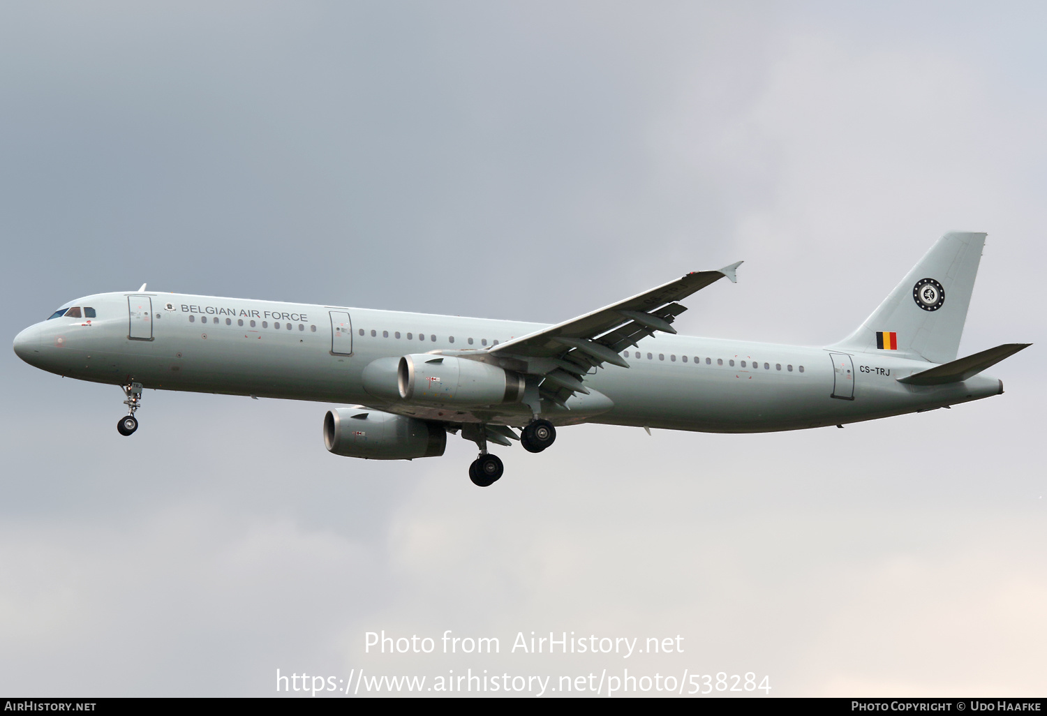 Aircraft Photo of CS-TRJ | Airbus A321-231 | Belgium - Air Force | AirHistory.net #538284