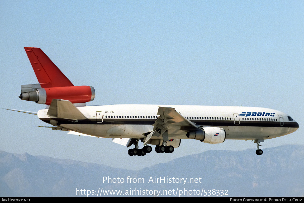 Aircraft Photo of HB-IHB | McDonnell Douglas DC-10-30 | Spantax | AirHistory.net #538332