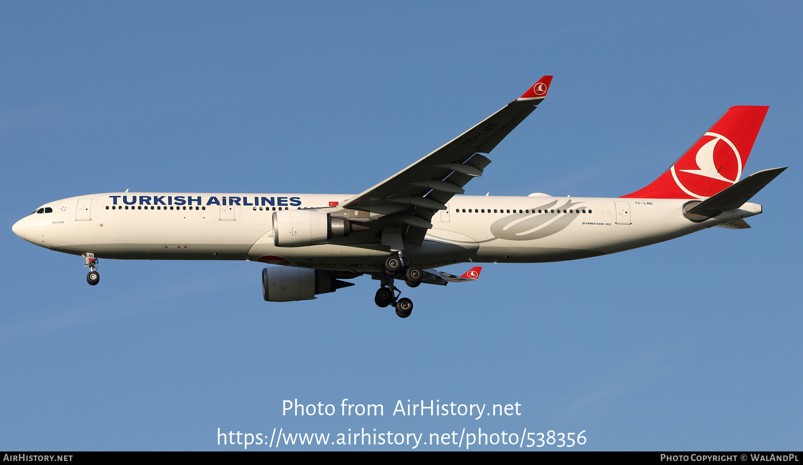 Aircraft Photo of TC-LNG | Airbus A330-303 | Turkish Airlines | AirHistory.net #538356