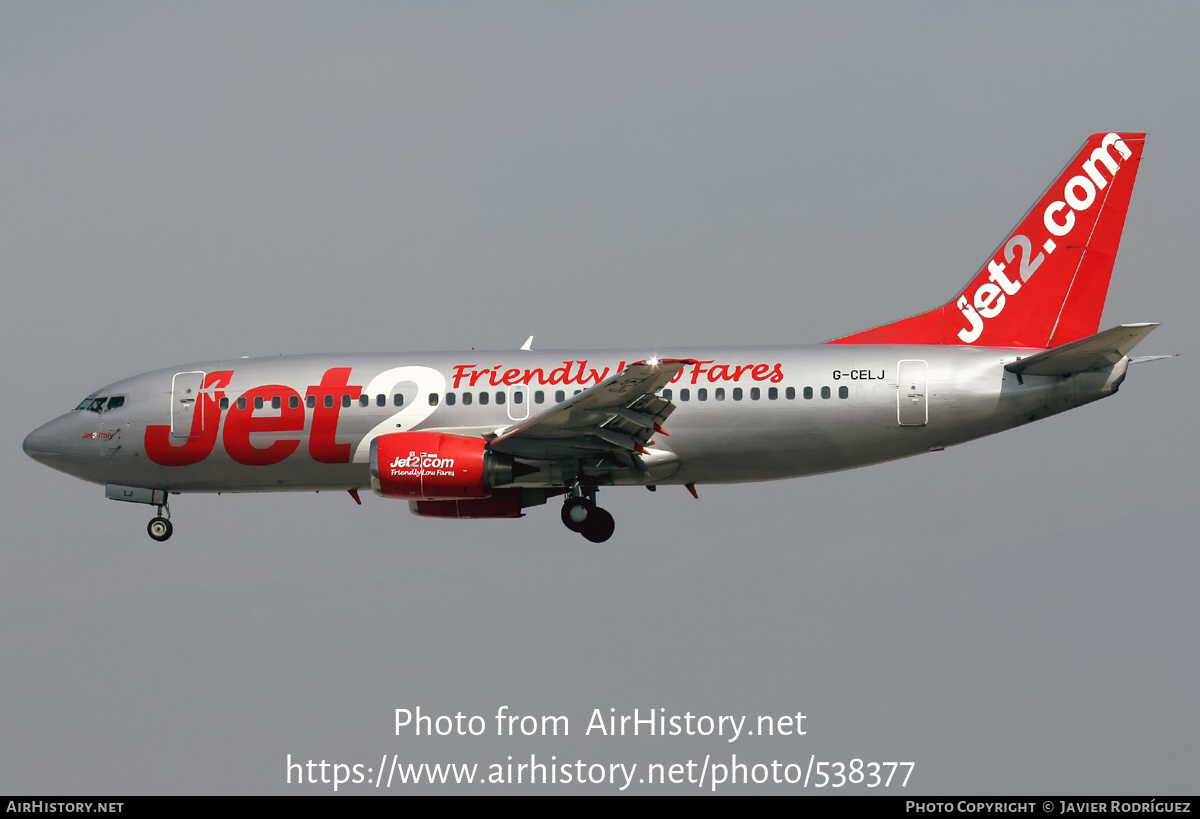 Aircraft Photo of G-CELJ | Boeing 737-330 | Jet2 | AirHistory.net #538377