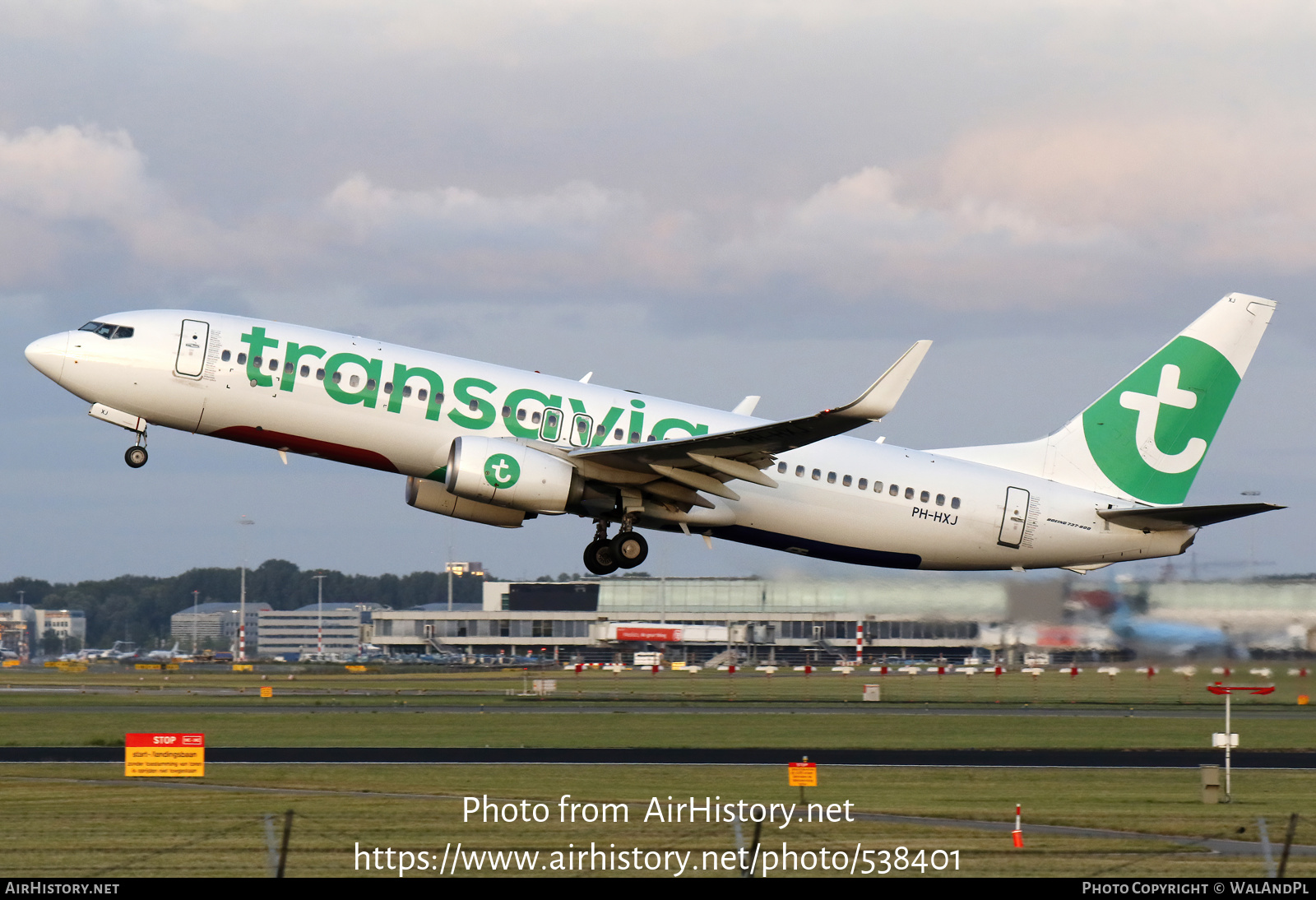 Aircraft Photo of PH-HXJ | Boeing 737-800 | Transavia | AirHistory.net #538401