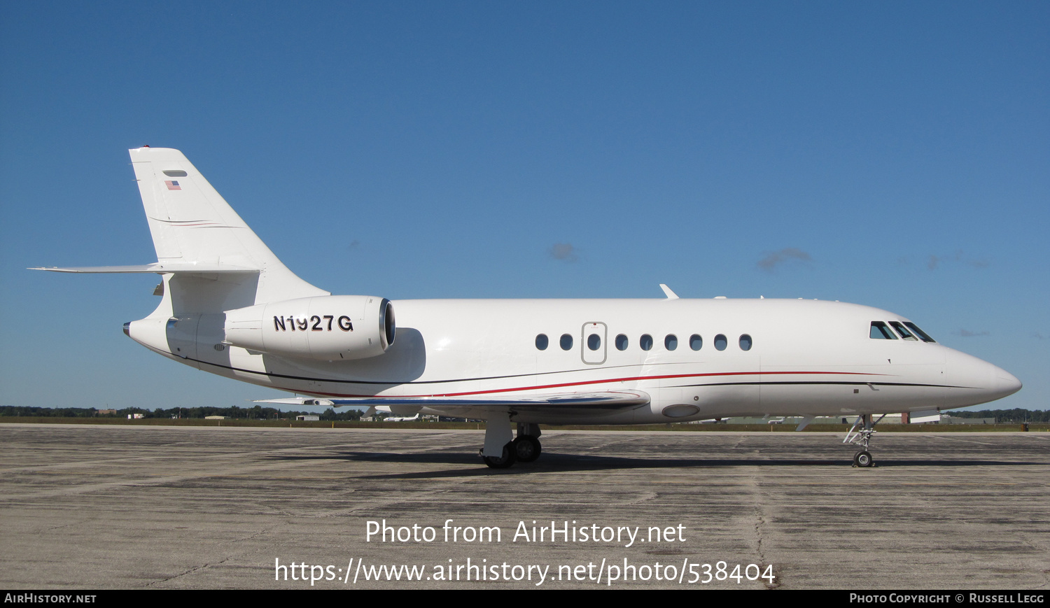 Aircraft Photo of N1927G | Dassault Falcon 2000 | AirHistory.net #538404